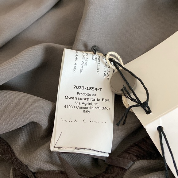 RICK OWENS- Velvet Wrap Biker Top - Picture 9 of 16